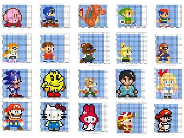 クロスステッチ図案として無料で使えるドット絵のおすすめリンク集 ふたり暮らし